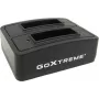 GoXtreme Dual Vision 4K akkulatausasema – kaksipaikkainen laturi actionkamera-akuille, malli 01492