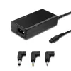 Qoltec 52415 virtalähde yhteensopiva Samsung Sony 65 W | 3 pistoketta | +virtajohto