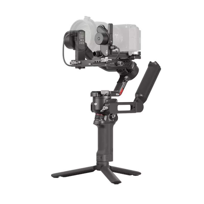 Käsikameran vakain DJI RS 4 Combo musta alumiini 12h akku