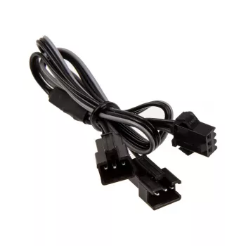 Sisäinen virtakaapeli PHANTEKS PH-CB-DRGB3P — 3-pin 2× Molex (3-pin), musta/harmaa