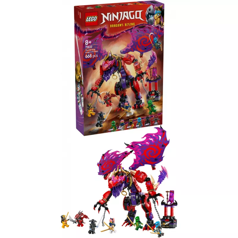 LEGO NINJAGO 71832 Thunderfang kaaoksen lohikäärme
