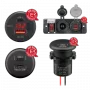 RAM Mounts asennuslaturi Bare Wire Ends LED USB-A/USB-C (560027)