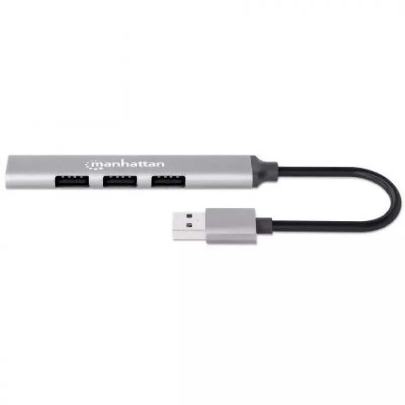 Manhattan USB-A 4-porttinen keskitin, 4x USB-A-porttia (1x 5 Gbps USB 3.2 Gen1…