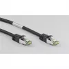 Goobay CAT 8.1 patch-kaapeli, S/FTP (PiMF), musta, 2 m - LSZH halogeeniton, kupari AWG 24 (66722)