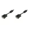 Assmann DVI-liitäntäkaapeli. DVI(24+1). 2x ferriitti M/M. 10,0 m. DVI-D dual link. UL. bl (AK-320101-100-S)