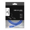 Gembird - USB-kaapeli - USB Type-A (uros) USB Type-B (uros) - USB 3.0 - 1,8 m - valettu - sininen