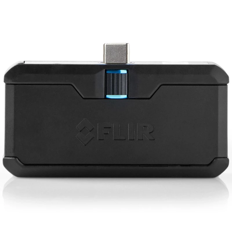FLIR One Pro FP3IC lämpökamera iPhonelle USB-C, 160x120 px, MSX, VividIR, jopa 400 °C, musta