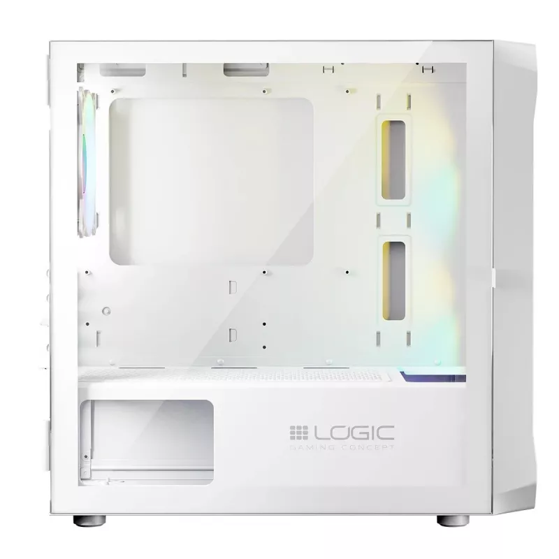 Logic PORTOS ARGB MINI USB 3.0 kotelo valkoinen