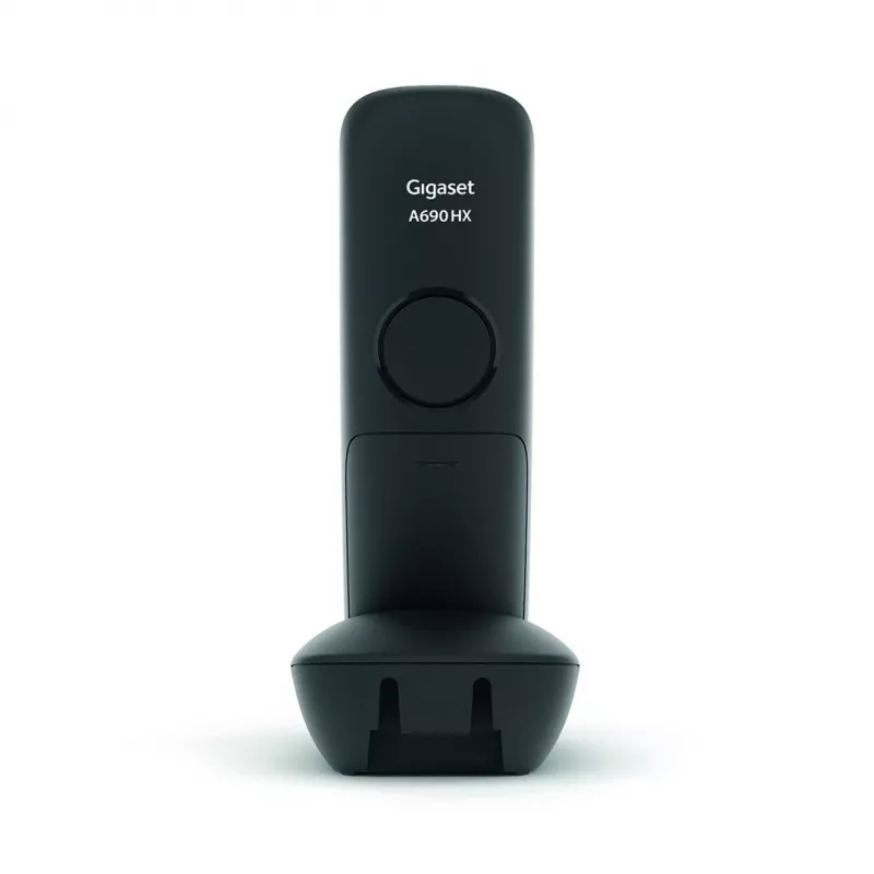 Gigaset A690HX analoginen/DECT-puhelin, soittajan tunnistus, musta, hopea