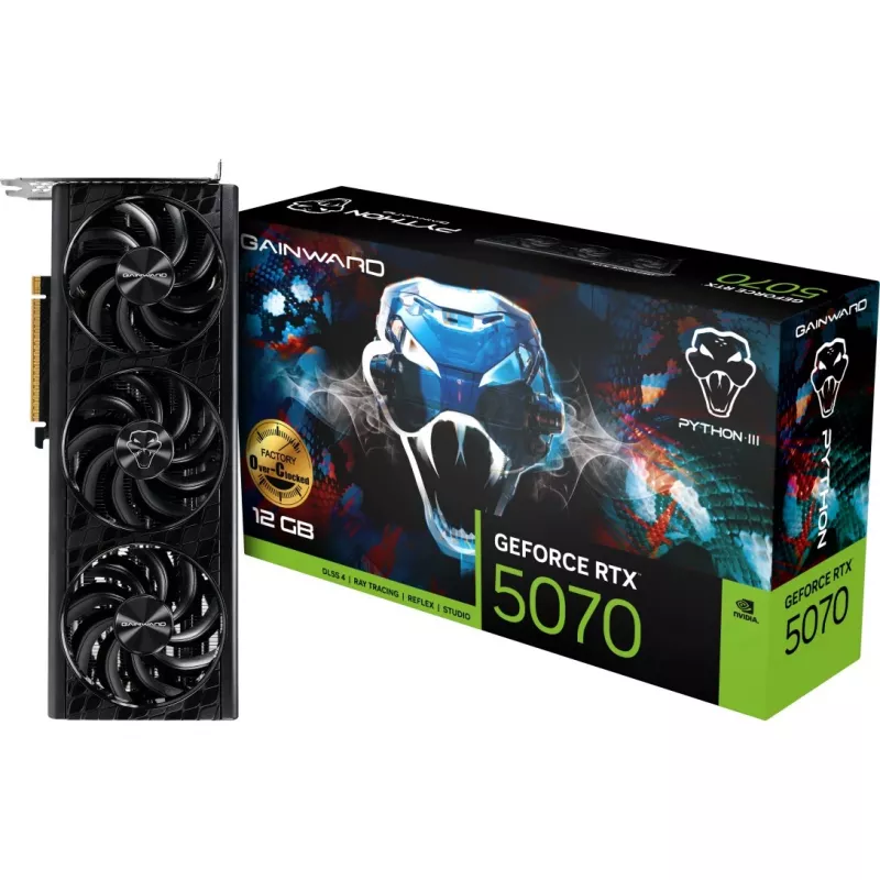 Näytönohjain Gainward GeForce RTX 5070 12 GB GDDR7