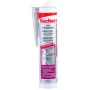 Tiiviste FISCHER Silicone Sanitärsilicon Premium DSSA 053102 310 ml — vedenkestävä, homehtumaton
