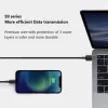 USB-A–Lightning-kaapeli Orsen S9L 1 m 2,1A — musta