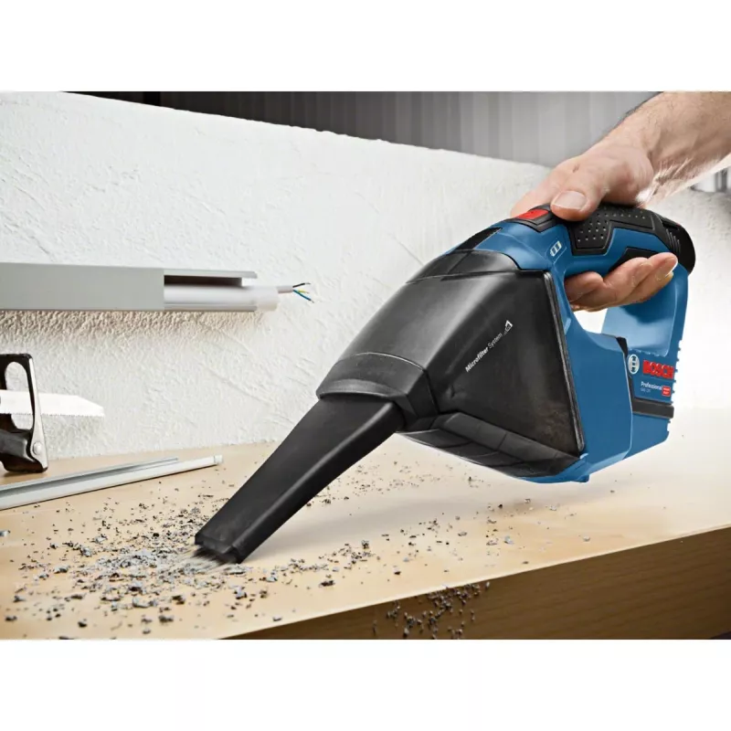Bosch GAS 10,8 V-LI käsipölynimuri sininen pussiton