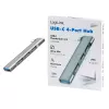 LogiLink USB 3.2 Gen1 -keskitin 4-porttinen USB-C 1x USB3.0 AF 3x USB2.0 AF UA0437