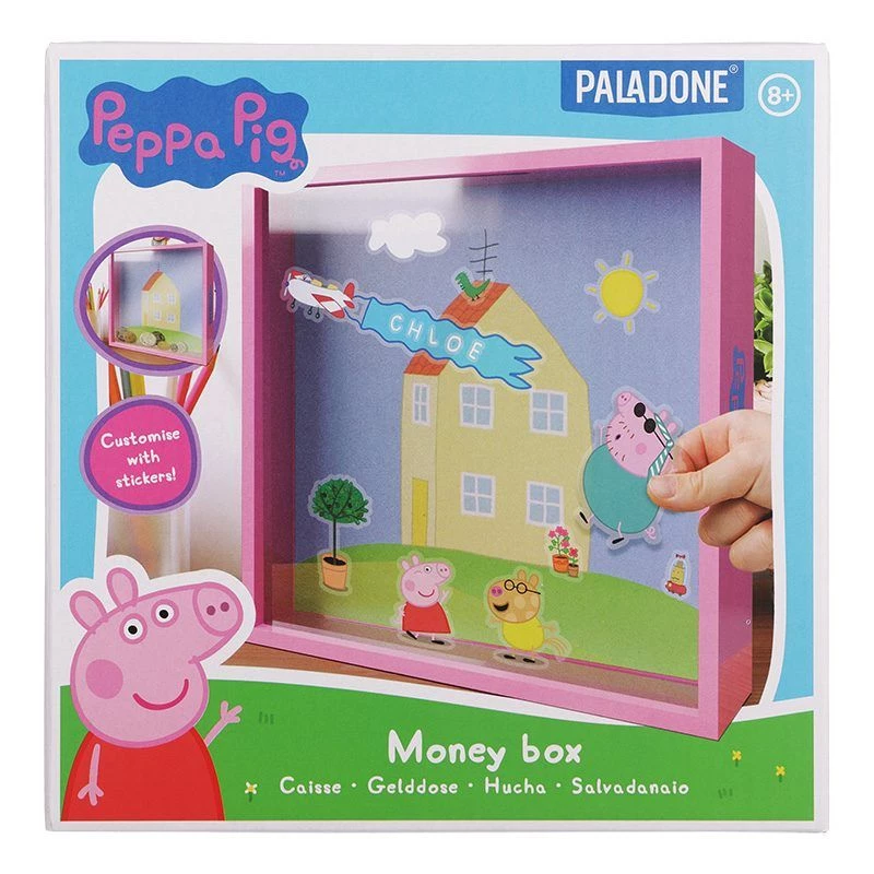 Säästöpossu Paladone Peppa Pig kehysmuotoilu PP12785PP – lasten säästöpossu