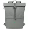 Kaupunkireppu Rivacase Gremio harmaa polyesteri rPET 280x135x430mm