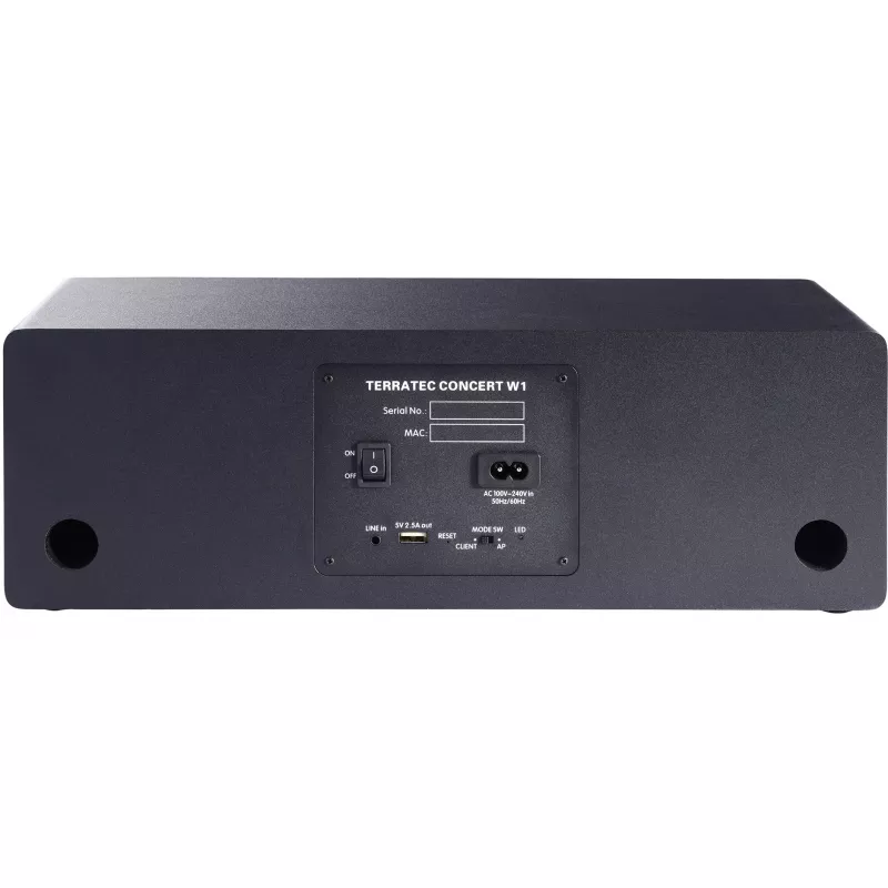 Stereo kannettava kaiutin Terratec Concert W1 musta