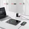 Steckdosenleiste MACLEAN MCE388 W – 2 pistorasiaa, 3×USB, 110–240V, 2500W, 3 m kaapeli, valkoinen