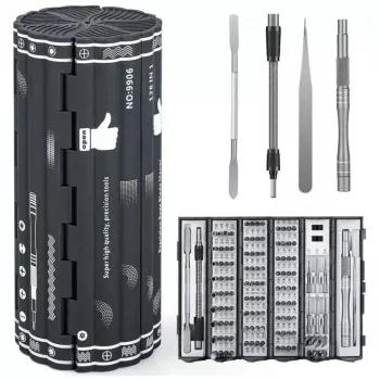 Tarkkuusruuvimeisselisarja Extralink EX.21465 — magneettinen 128-in-1 bits-sarja