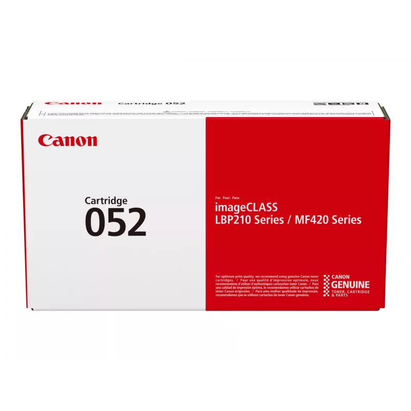 Värikasetti Canon 052 alkuperäinen musta 2 100 sivua