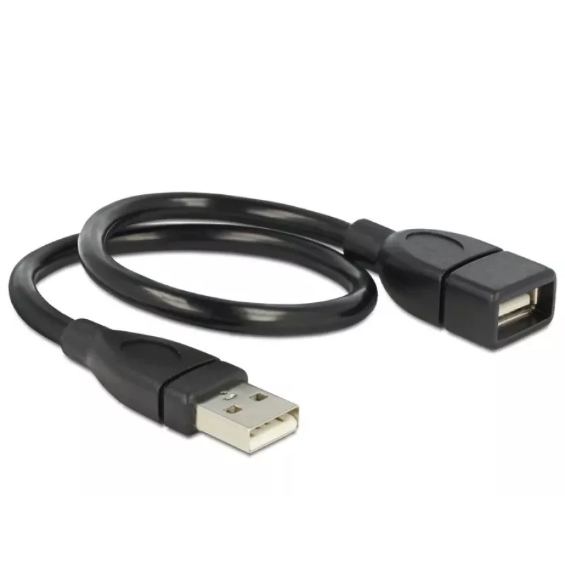 USB-kaapeli DeLOCK 35 cm USB 2.0 83498 musta