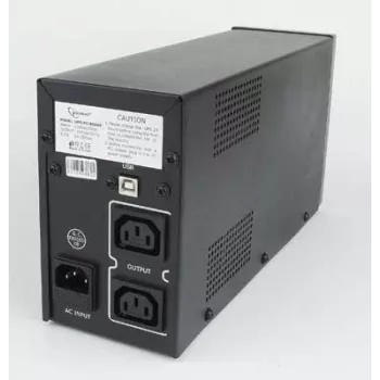 Gembird UPS-PC-850AP keskeytymätön virransyöttö (UPS) Line-Interactive 0,85 kVA 520 W 4 AC-lähtöä