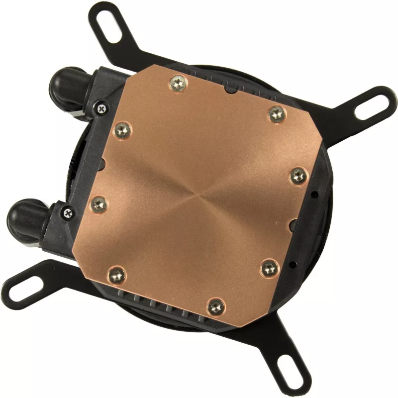 all-in-one-nestekühler INTER-TECH LC-360 RGB — 12 cm tuuletin, hydraulinen laakeri, musta