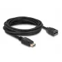 DeLOCK DisplayPort 1.2 -jatkokaapeli 4K 60 Hz 5 m