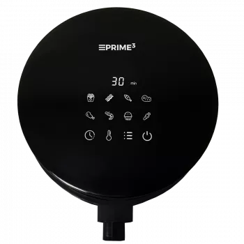Kiertoilmakypsennin PRIME3 SAF31 – 2,5 L, 1200 W, rasvaton kiertoilmakypsennin, musta