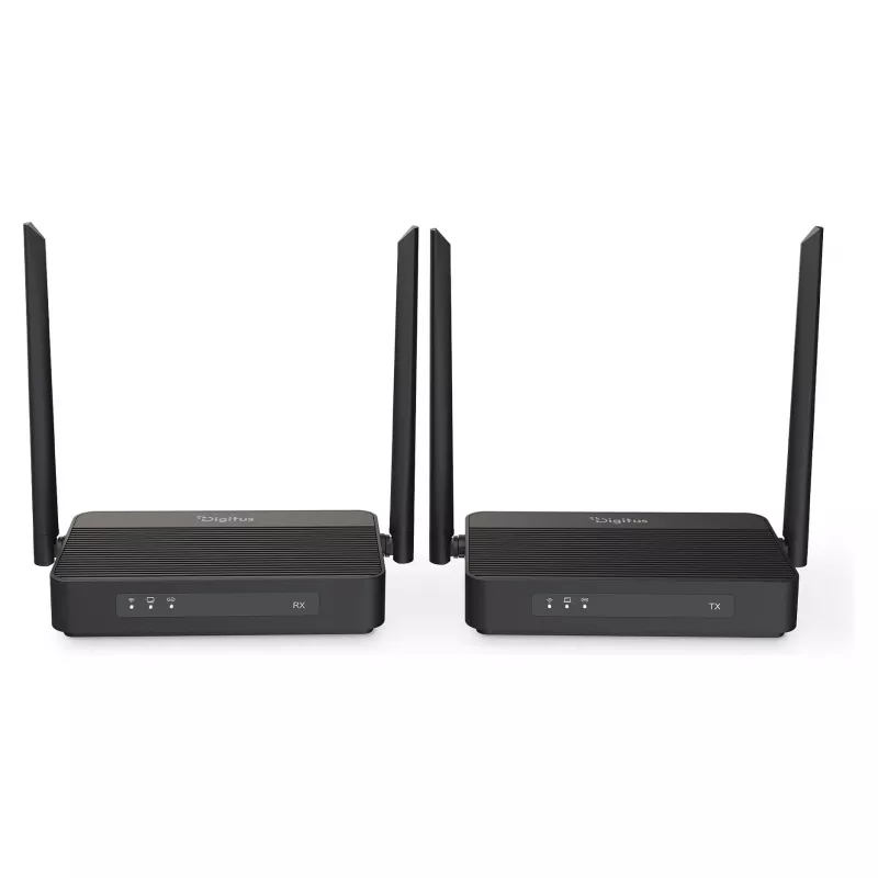 Langaton HDMI-KVM-jatkosarja DIGITUS DS-55360 – lähetin ja vastaanotin, langaton, 100 m, 4K/60 Hz, HDMI, USB-A/USB-C