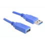 USB-kaapeli DeLOCK USB 3.0-A uros/naaras 1 m