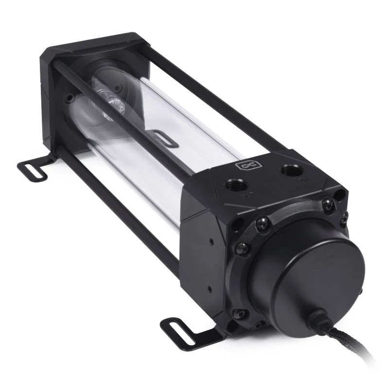Alphacool Eisbecher Aurora D5 250 mm paisuntasäiliö VPP Apex D5 -pumpulla, asetaali/lasi (13326)