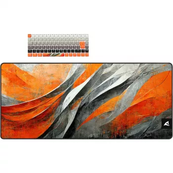 Mekaaninen pelinäppäimistö Sharkoon SKILLER SGK50 S3 Design Bundle D6 — oranssi/harmaa