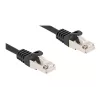 Verkkokaapeli DeLOCK RJ50 uros RJ50 uros S/FTP 0,25 m musta
