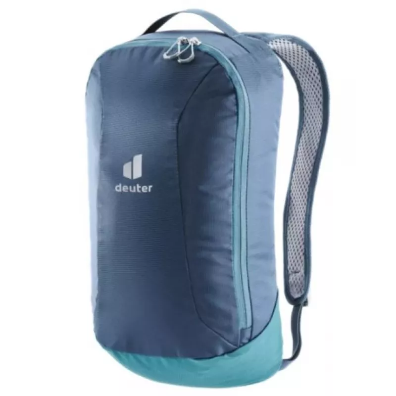 Vauvan kantoreppu Deuter Kid Comfort Pro, sininen, polyamidi, max. 22 kg, aurinkosuoja, sivutasku