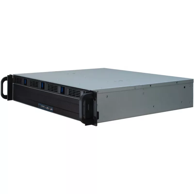 Inter-Tech IPC 2U-2404S - teline - asennettava - 2U - micro ATX
