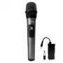 Karaokemikrofoni MEDIA-TECH MT398 langaton, USB-C, paristokäyttöinen, 20 m kantama, musta