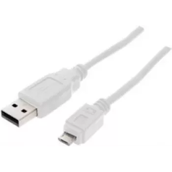 USB-kaapeli ShiverPeaks BS77180-W 0,5 m USB 2.0 Micro-USB B valkoinen