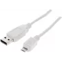 USB-kaapeli ShiverPeaks BS77180-W 0,5 m USB 2.0 Micro-USB B valkoinen