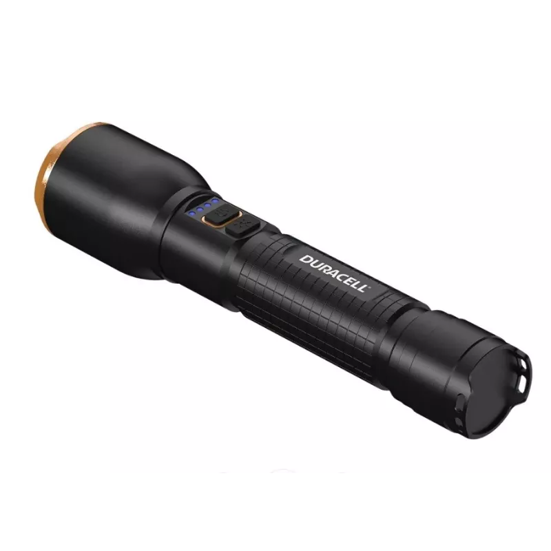 Taskulamppu Duracell DF3000R, musta