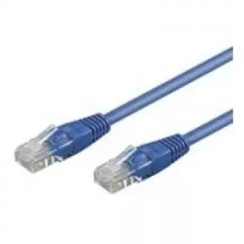 Wentronic Goobay CAT 5e patch-kaapeli, U/UTP, sininen, 0,25 m - CCA kupariseos (68608)