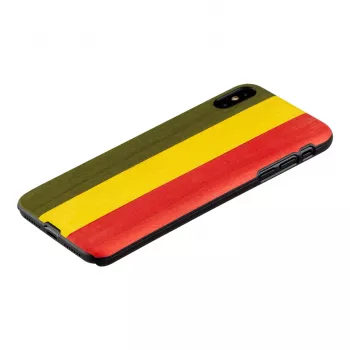 Älypuhelinkotelo man and wood iPhone XS Max – malli Reggae, musta