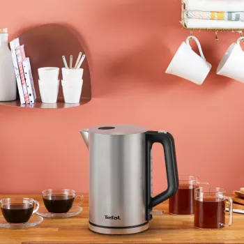 Sähköinen vedenkeitin Tefal KI513D10 ruostumaton teräs 1,7 L 2200 W, johdoton, 360°-jalusta