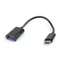 Gembird A-OTG-CMAF2-01 USB-kaapeli 0,2 m USB C USB A musta