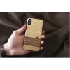 Suojakotelo MAN&WOOD iPhone X/XS:lle – Terra musta, suojaava takasivu