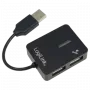 USB-keskitin LOGILINK UA0139 – 4-porttinen USB 2.0, 480 Mbit/s, musta