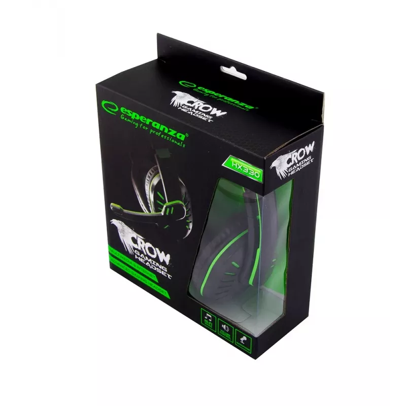 Esperanza kuulokkeet Esperanza CROW EGH330G (musta)