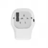 Seinämatka-adapteri GEMBIRD TPA-1A2C20-02-W 20W — 1xUSB-A + 2xUSB-C, Type-G-pistoke, 100–250 V, valkoinen