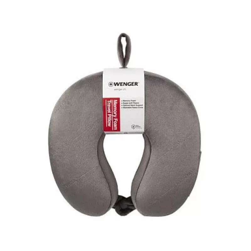 WENGER matkaniskatuki memory foam -vaahtomuovilla harmaa (611884)