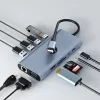 USB-C 11-in-1 -sovitin Hawk HW-HUB1101 — moniporttikeskitin 11 liitännällä
